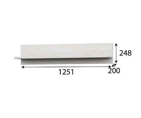 Полка навесная ПЛН-105 фото 1