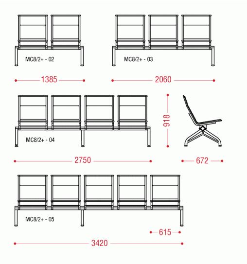 Двухместная секция Aero plus БП фото 2