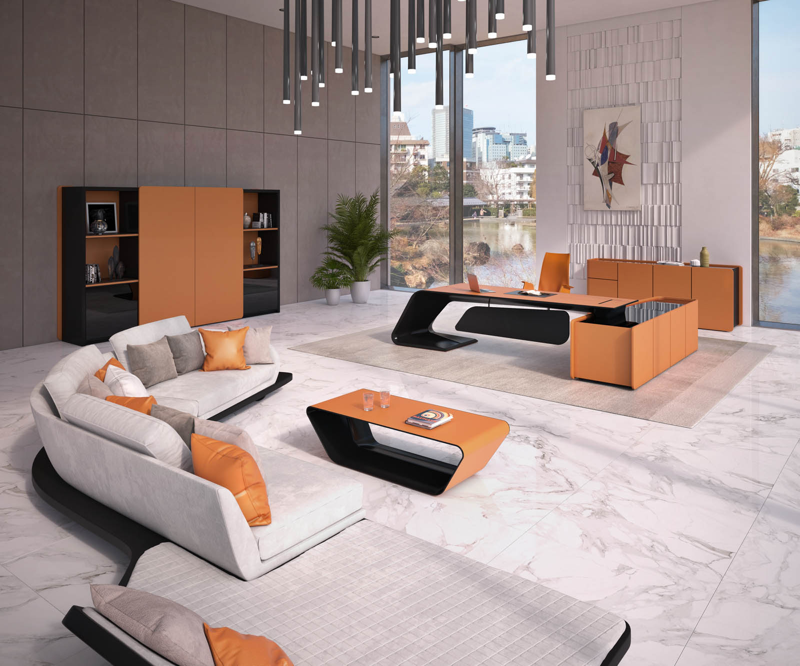 Кабинет BUGATTI КОЖА фото 7