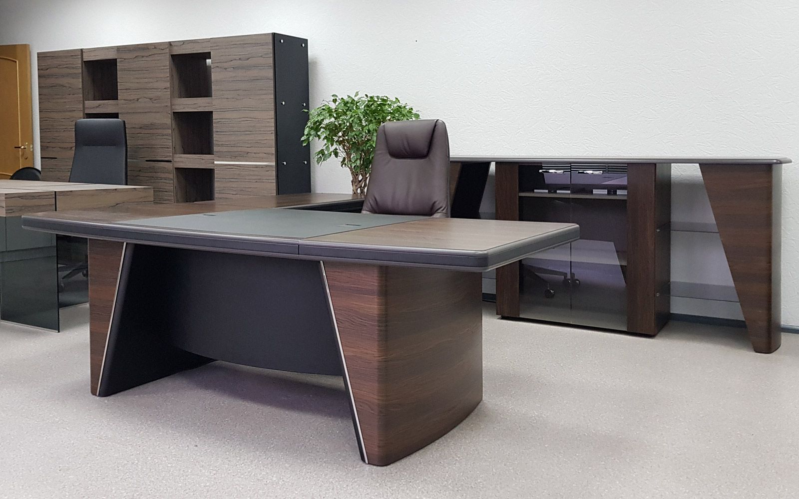 Греденция со стеклянными фасадами NT-34 фото 3