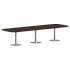 Конференц стол ПРГ-7 Орех Французский/Алюминий 3600х1200х750 фото 0