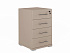 Тумба опорная 4 ящика JNO202 фото 0