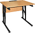 Стол ученический с наклоном столешницы «Бюджет» 1-местный, регулируемый 3-5 группа фото 0