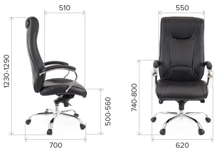 Кресло для руководителя Everprof King M фото 4