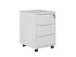 Тумба с 3 ящиками на колёсах CLF202 фото 0