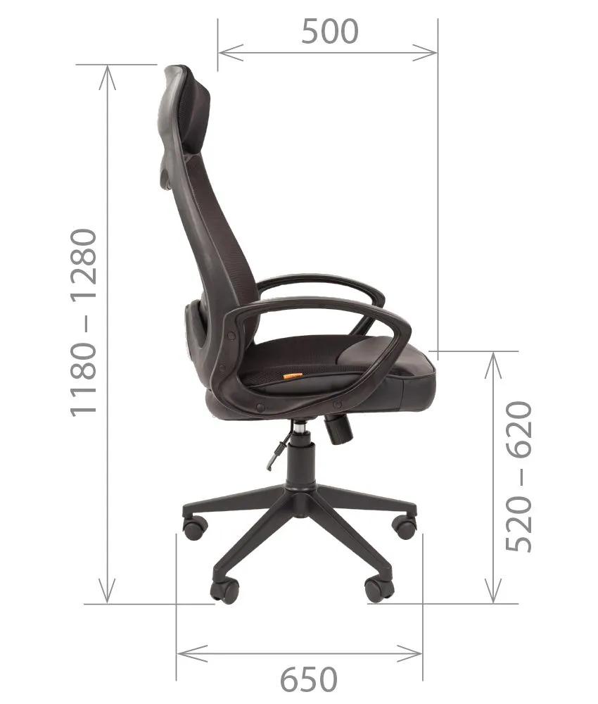 Кресло для руководителя TAIPIT 840 BLACK фото 3